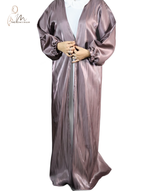 Lavender shimmer Abaya