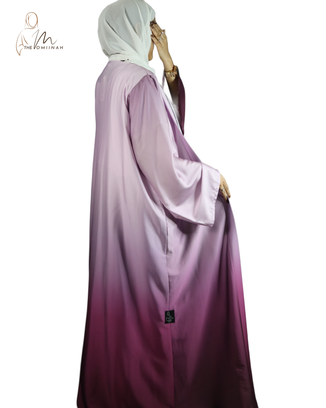 Purple blush Abaya