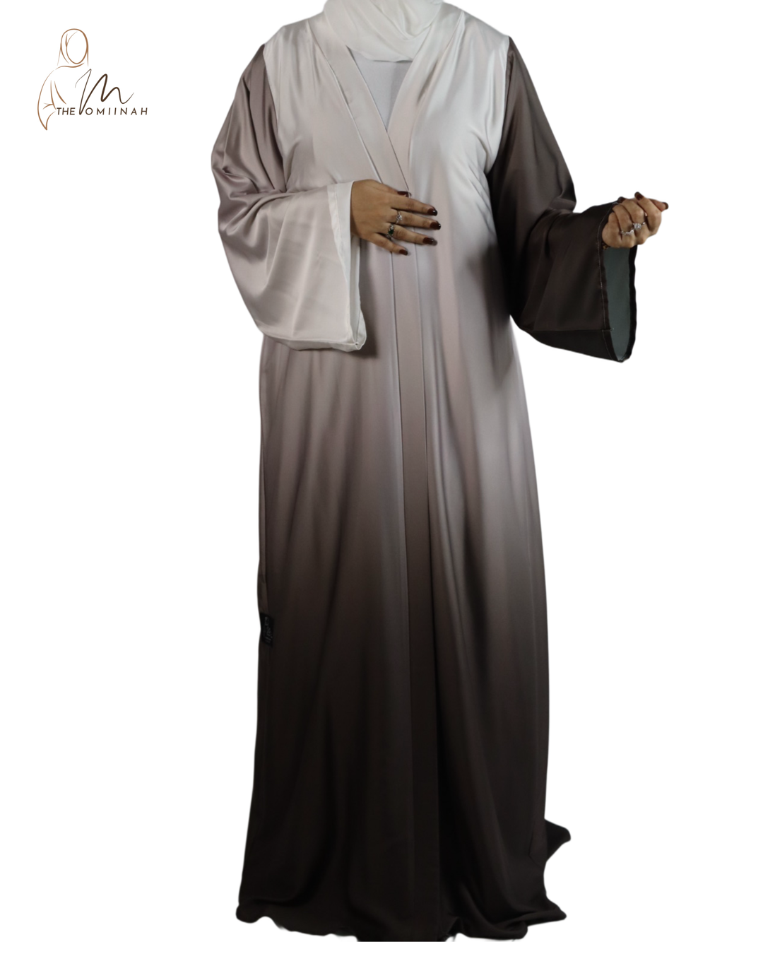 Misty ash Abaya